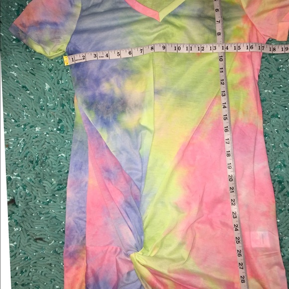 🆕 Tye Dye front twist hem beach/ pool dress - Picture 5 of 5